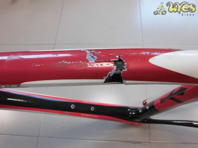 Reparación cuadro Carbono Wilier | Uves Bikes