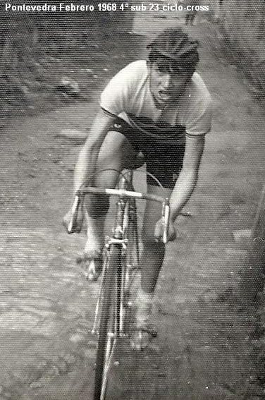 José Simaes en ciclocross Pontevedra 1968