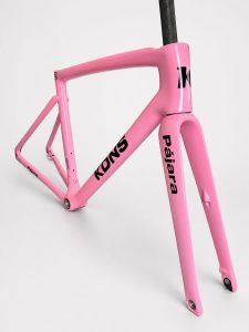 Personalización bici KDNS rosa Giro Italia 1